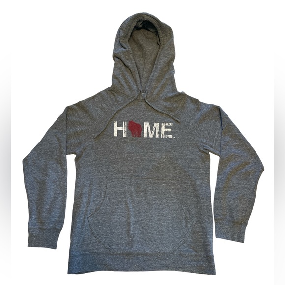 Comfy Wisconsin Home Hoodie. Sz Medium. Great Condition. - Picture 1 of 6